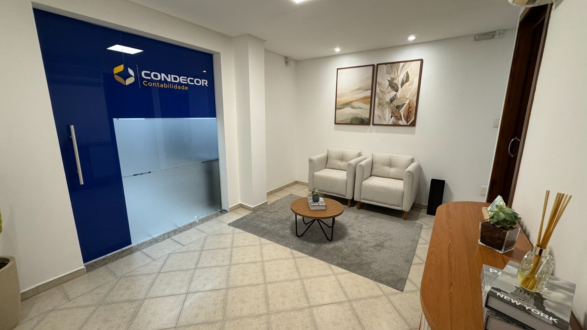Recepção da Condecor Contabilidade em Gaspar